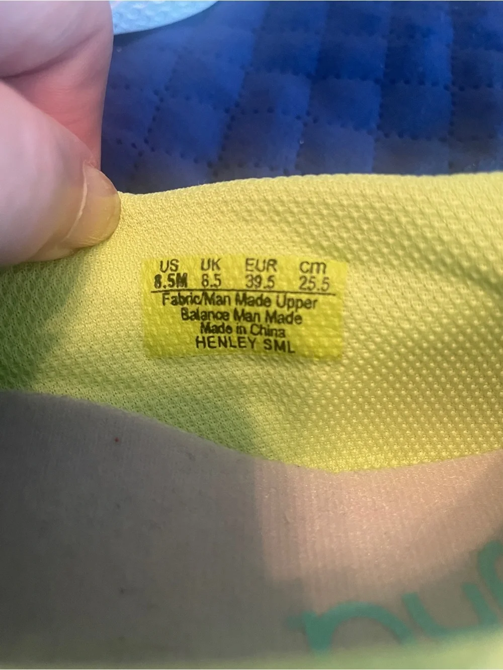 Ryka Hensley Slip-On Sneakers in Light Blue and Yellow-Green Size 8.5 M